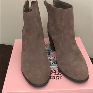 Crown Vintage suede booties